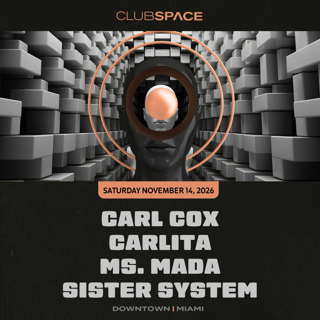 Carl Cox + Carlita flyer