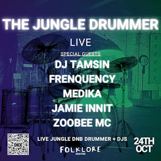 The Jungle Drummer Live + Djs