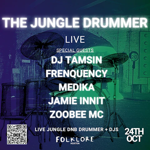 The Jungle Drummer Live + Djs