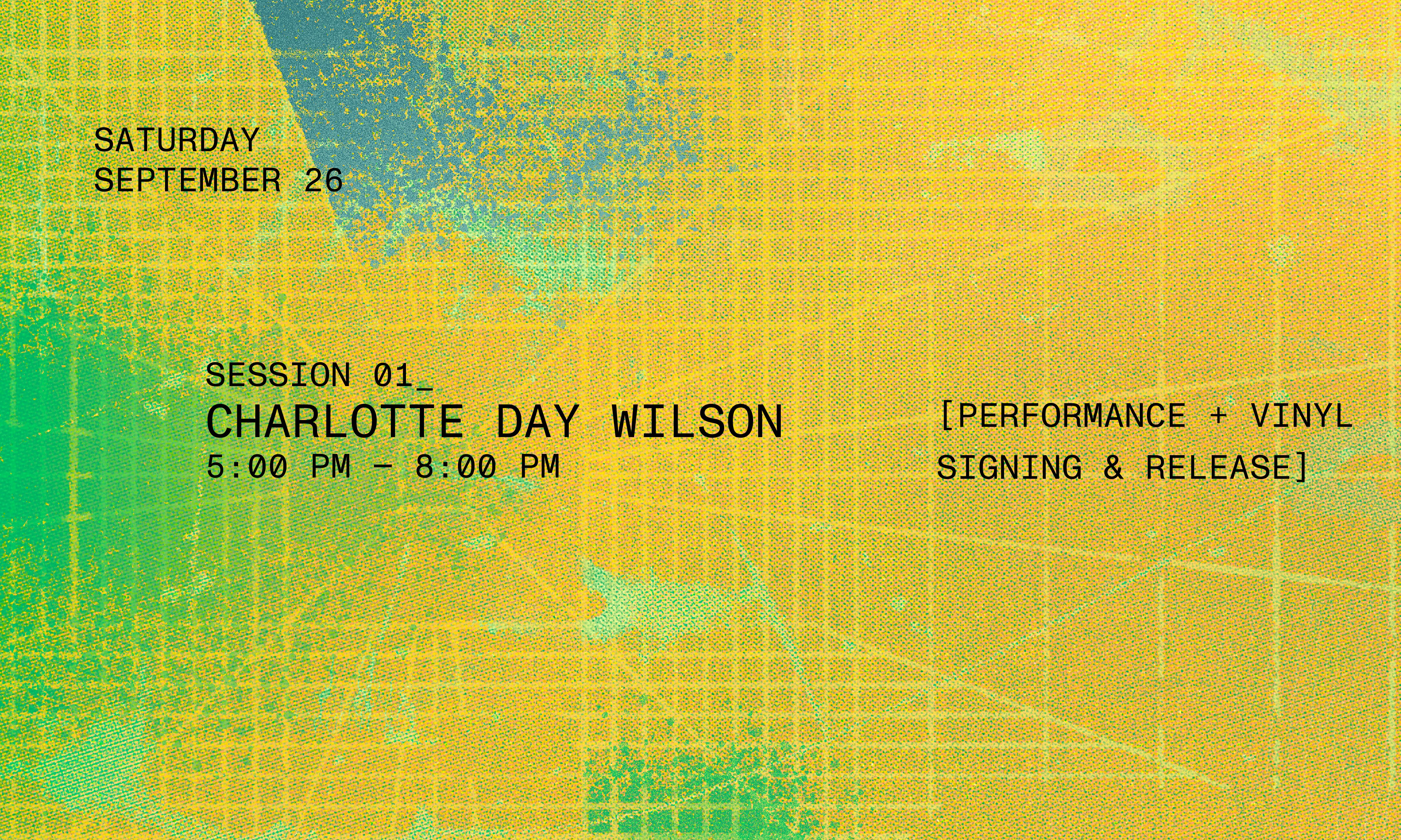 Stone Island Sound Presents: Charlotte Day Wilson