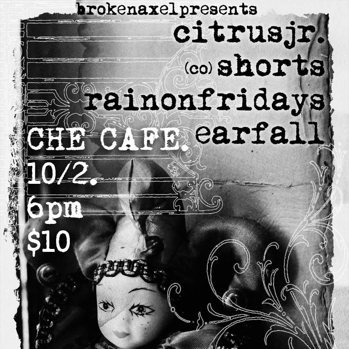 Citrus Jr, Shorts, RainOnFridays, Earfall