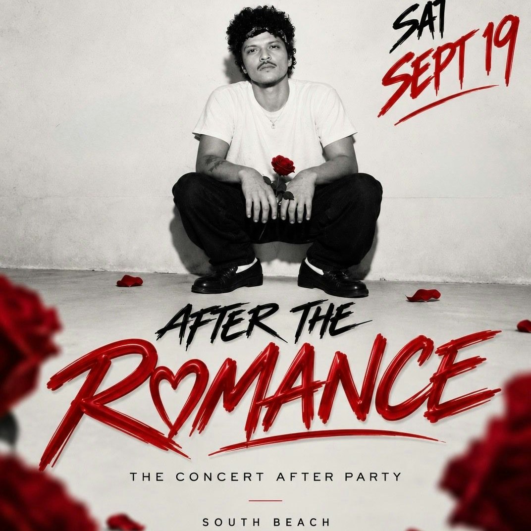 AFTER THE ROMANCE: Bruno Mars Concert Afterparty