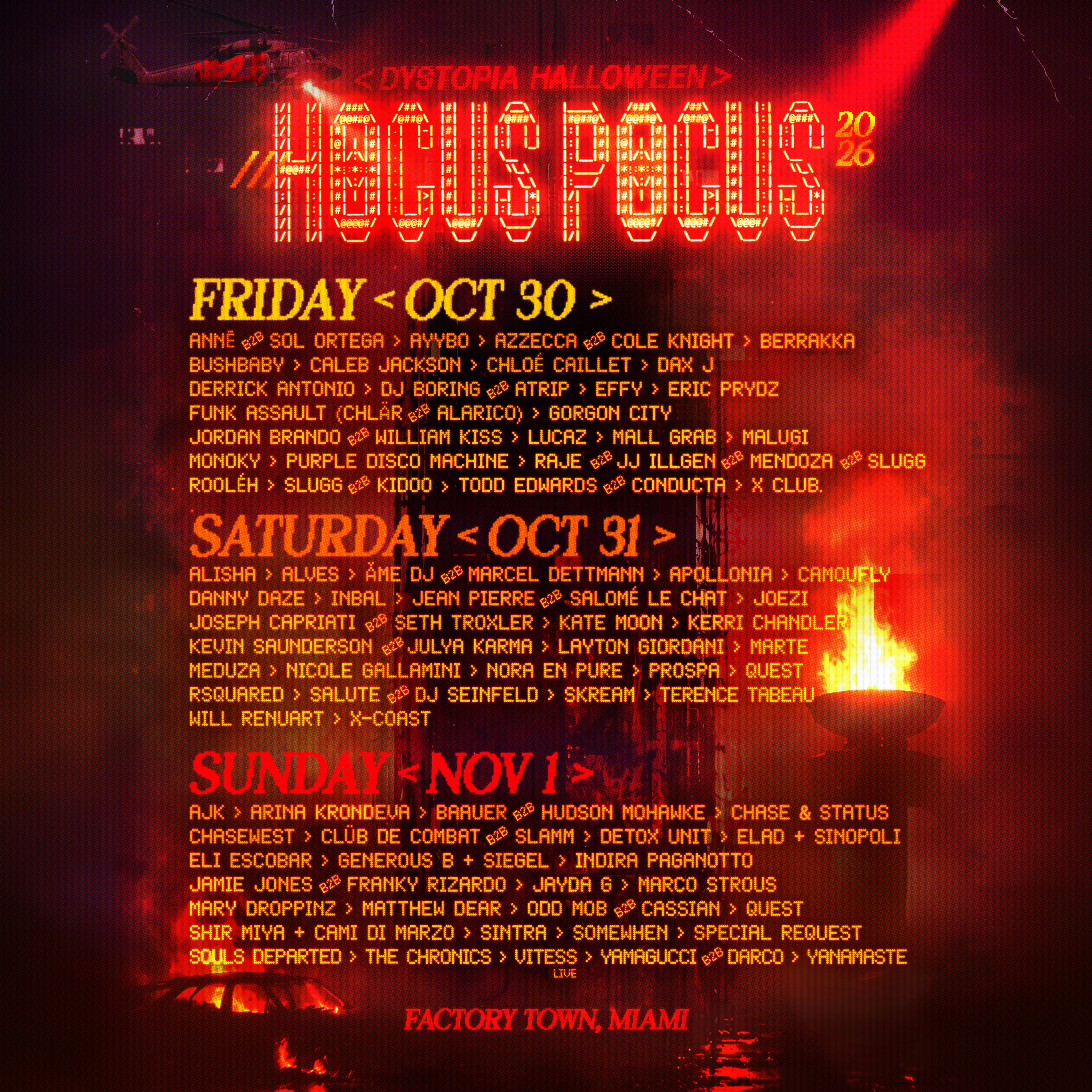 Hocus Pocus 2026 (Halloween electronic festival)