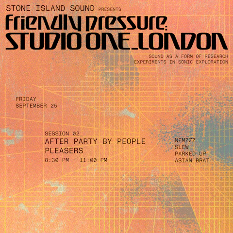 Stone Island Sound Presents: People Pleasers w/ Nemzzz, Slew, Asian Brat & Parked Up