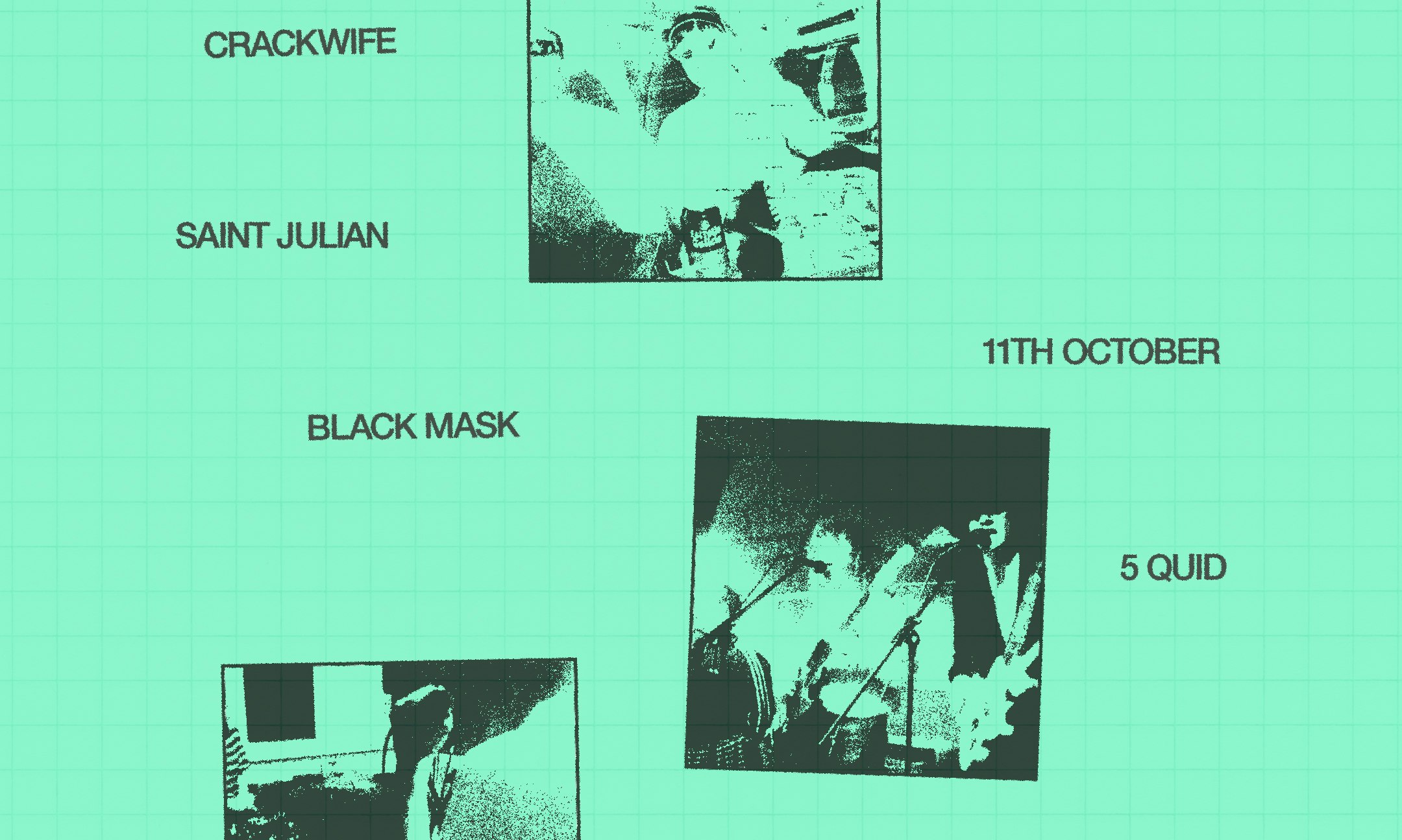OBL PRESENTS: Crackwife / Saint Julian / Black Mask