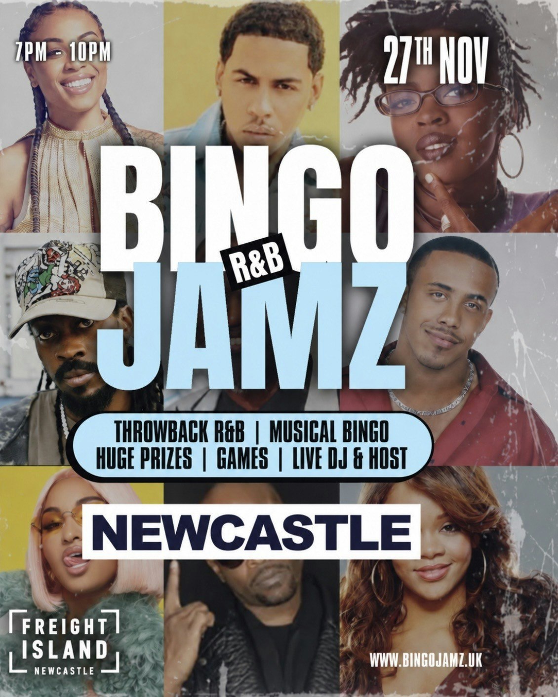 Bingo Jamz Newcastle | 27th November 2026 at Freight Island Newcastle, Newcastle