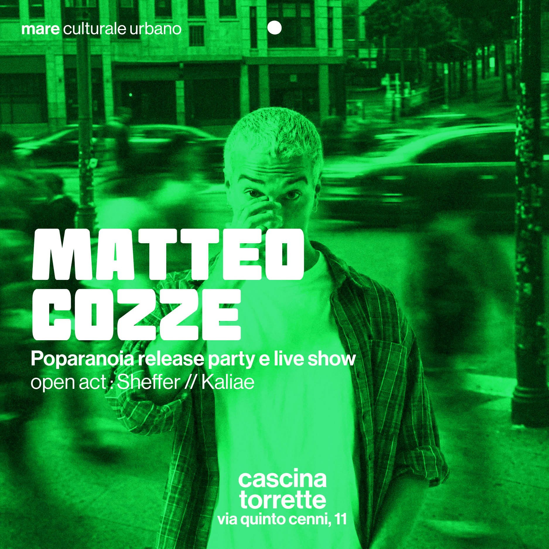 Matteo Cozze - POPARANOIA Release party & live show