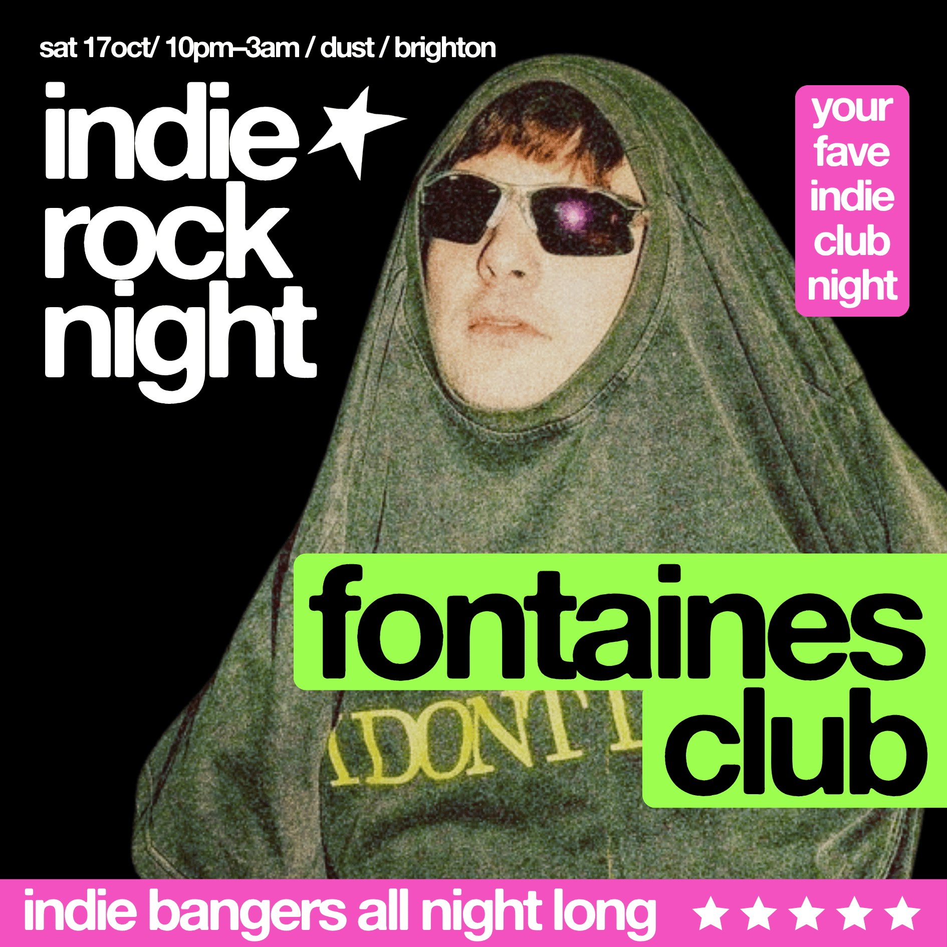 Indie Rock Night ∙ FONTAINES CLUB at DUST, Brighton