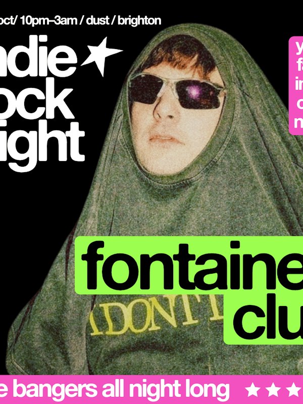 Indie Rock Night ∙ FONTAINES CLUB