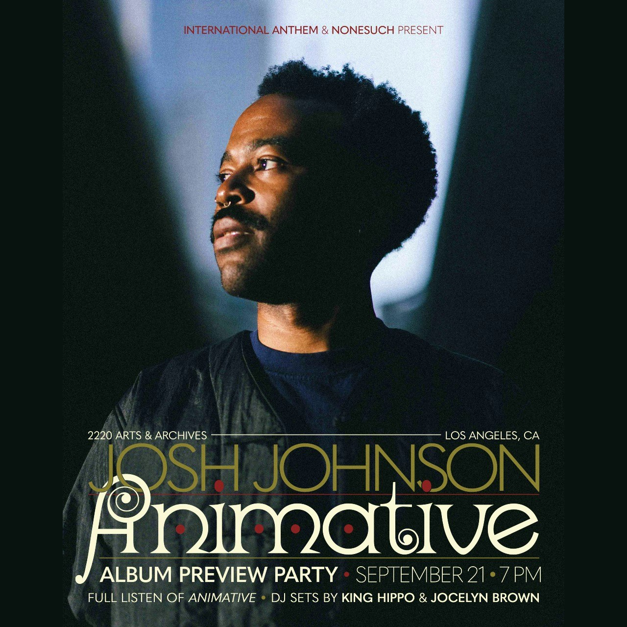 Josh Johnson Animative album preview party