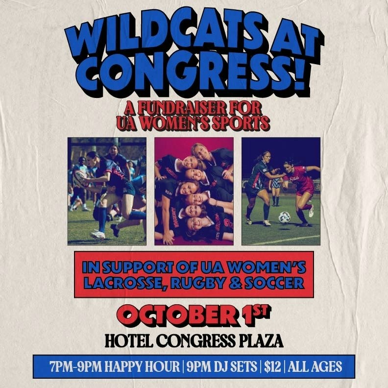 Wildcats at Congress: A Happy Hour Fundraiser for UA Women’s Sports 
