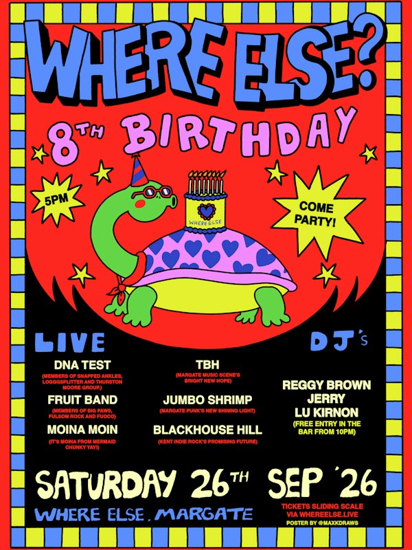 WhereElse' 8th Birthday!