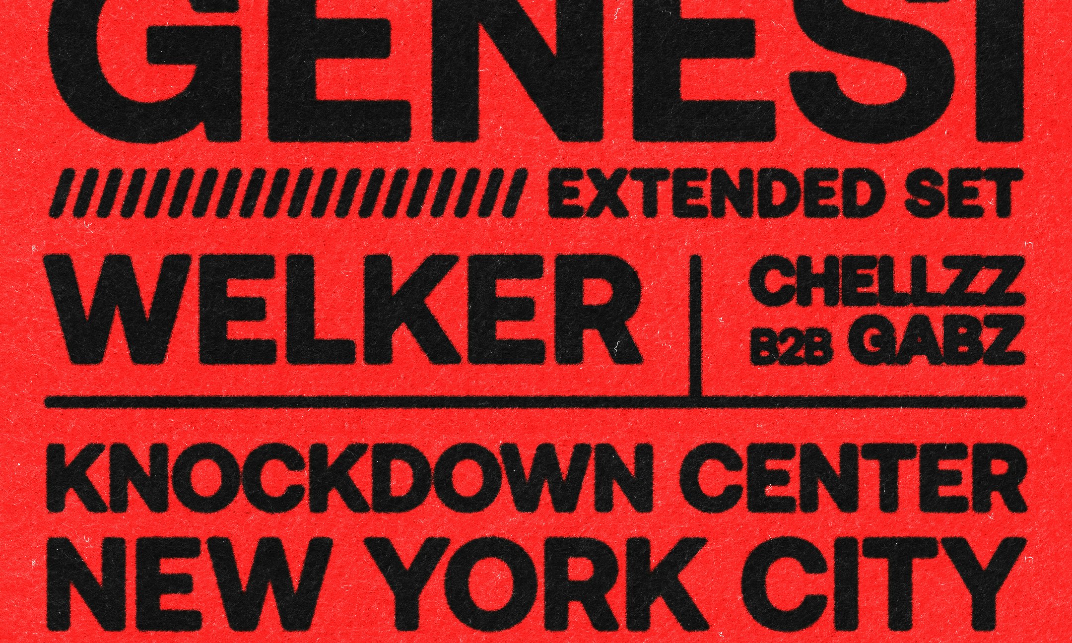 GENESI with Welker