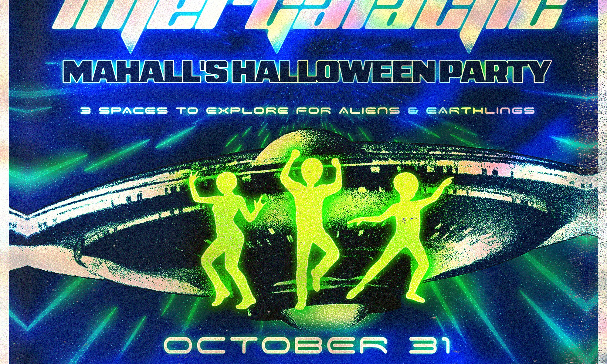 Mahall's Halloween party: Club Intergalactic