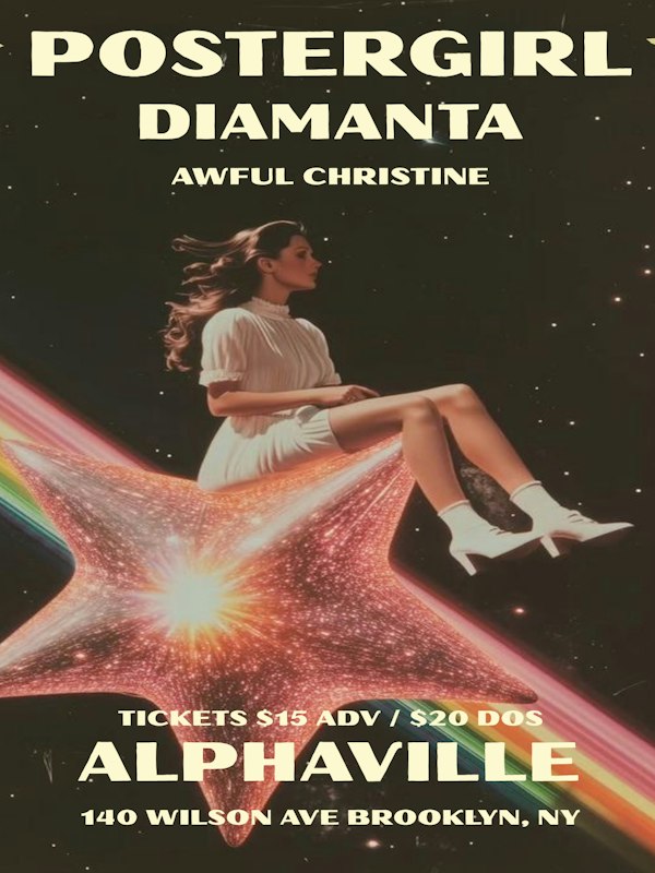 postergirl, Diamanta, Awful Christine