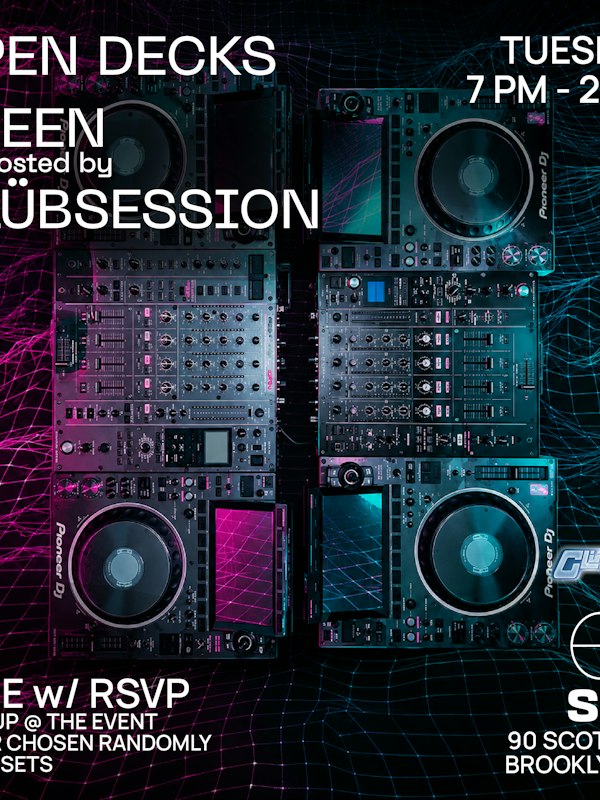 Open Decks w/ Steen & Clübsession