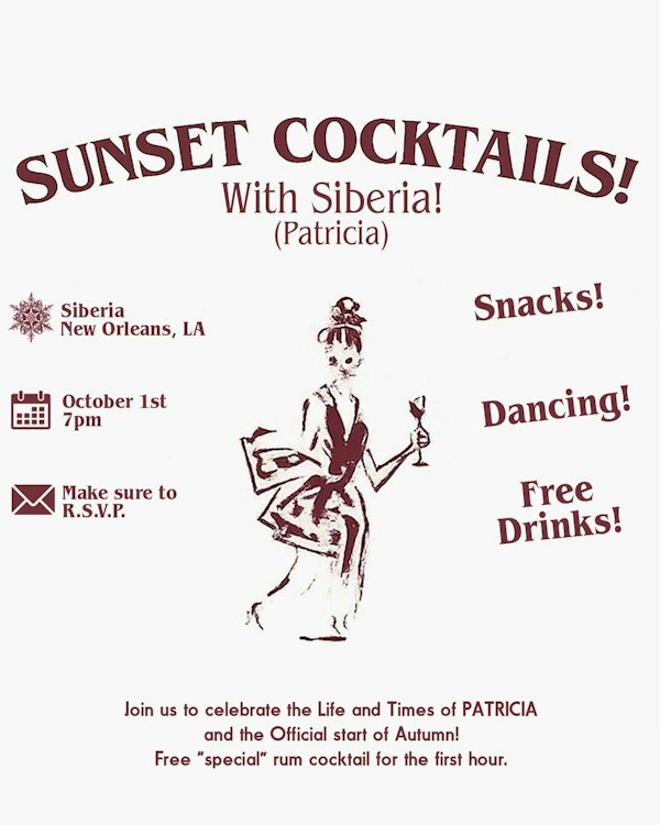 Sunset Cockatils with Siberia (Patricia)