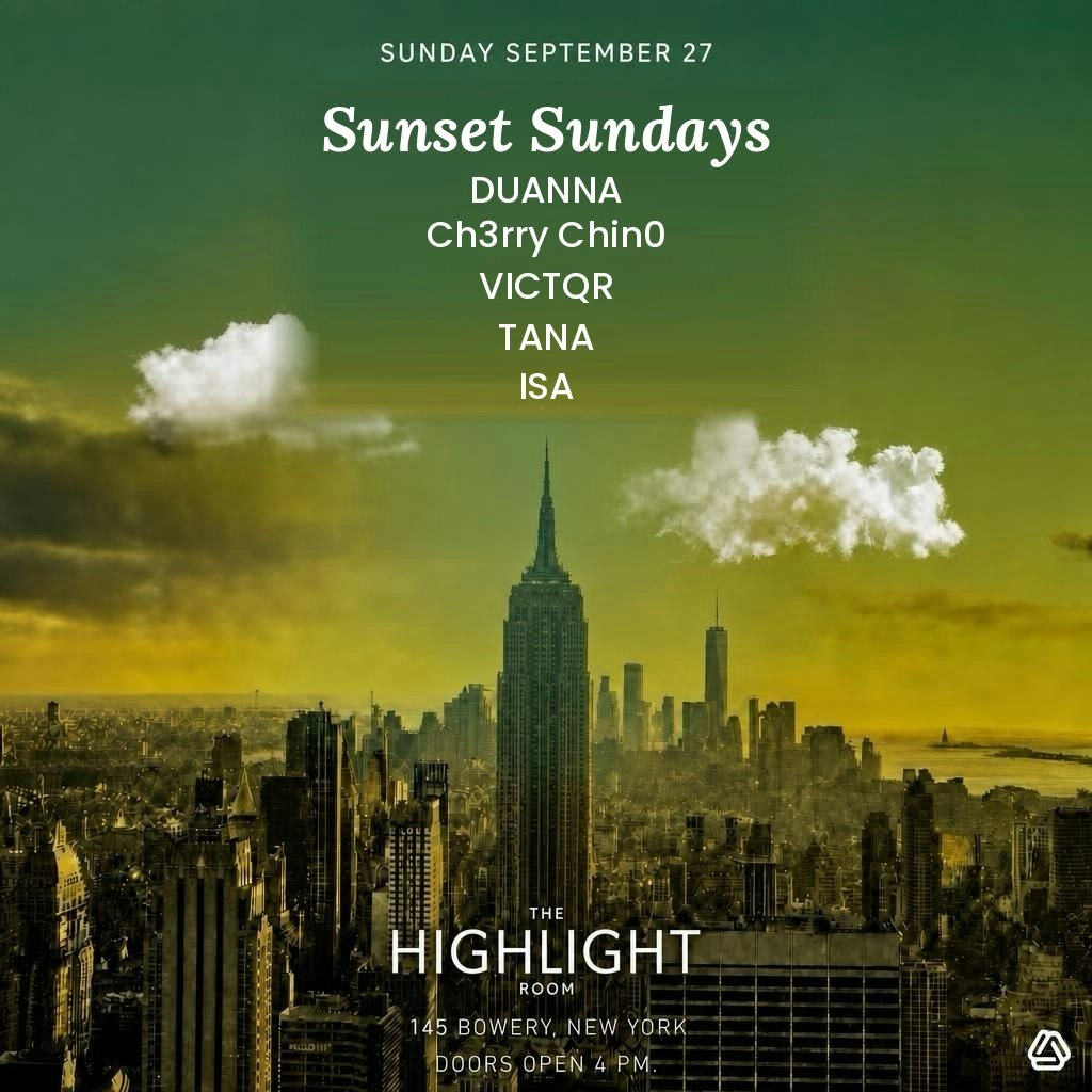Highlight Room Sunset Sundays