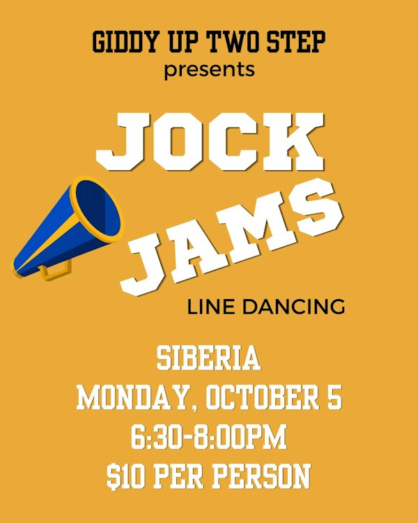 Jock Jams Line Dancing with Giddy Up Two Step