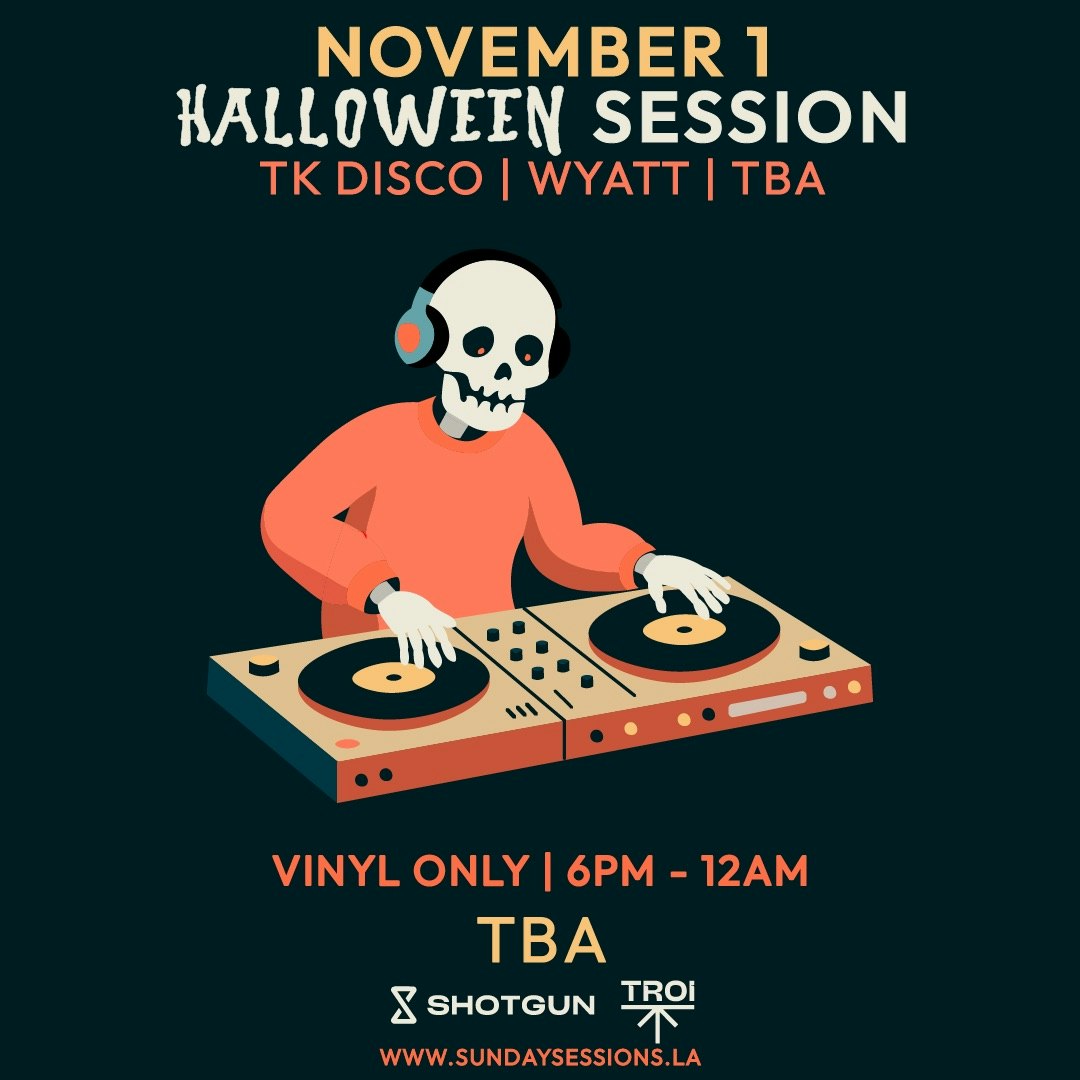 Sunday Sessions LA (Vinyl Only) Open Air Tickets | 1 Nov | LA, TBA