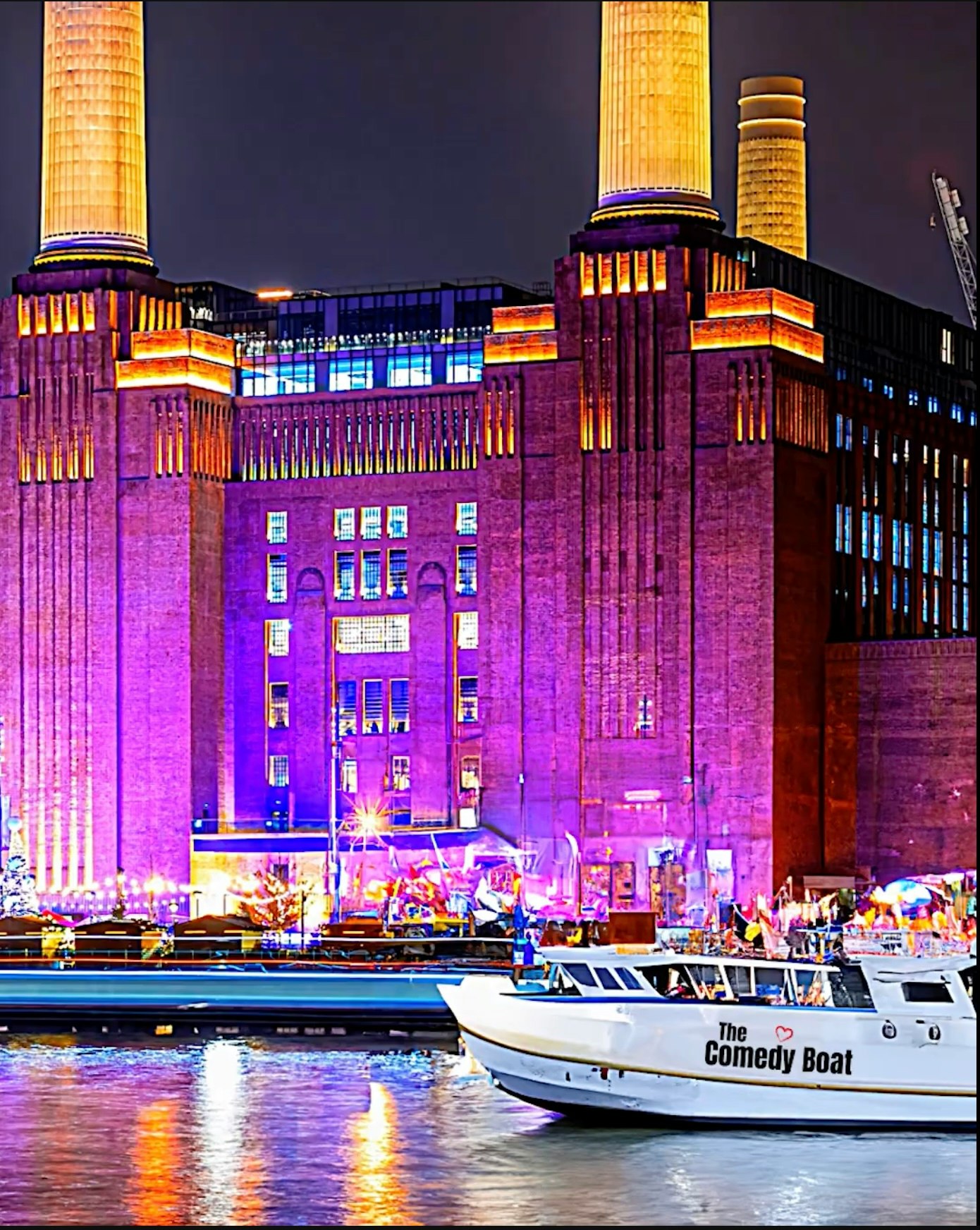 Dark Comedy on Iconic London Boat at Battersea Barge, London