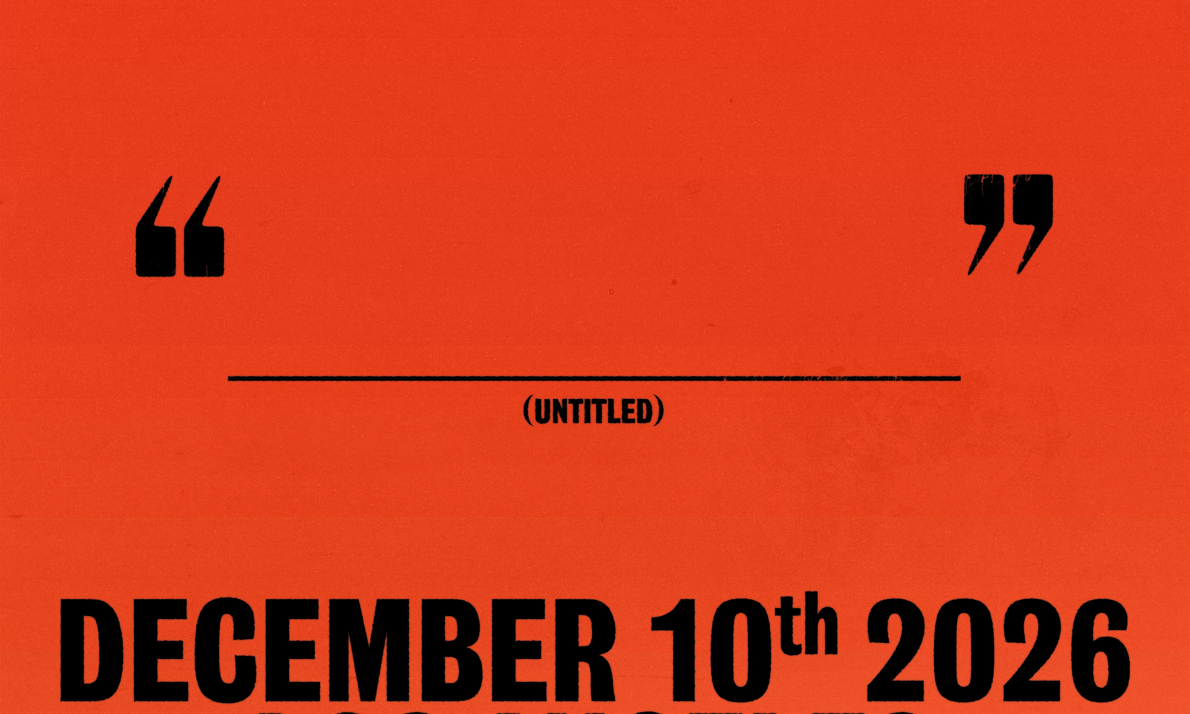 Black Book Records presents 'Untitled'
