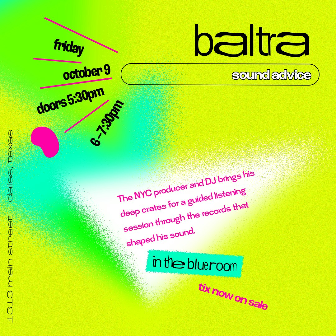 SOUND ADVICE | BALTRA