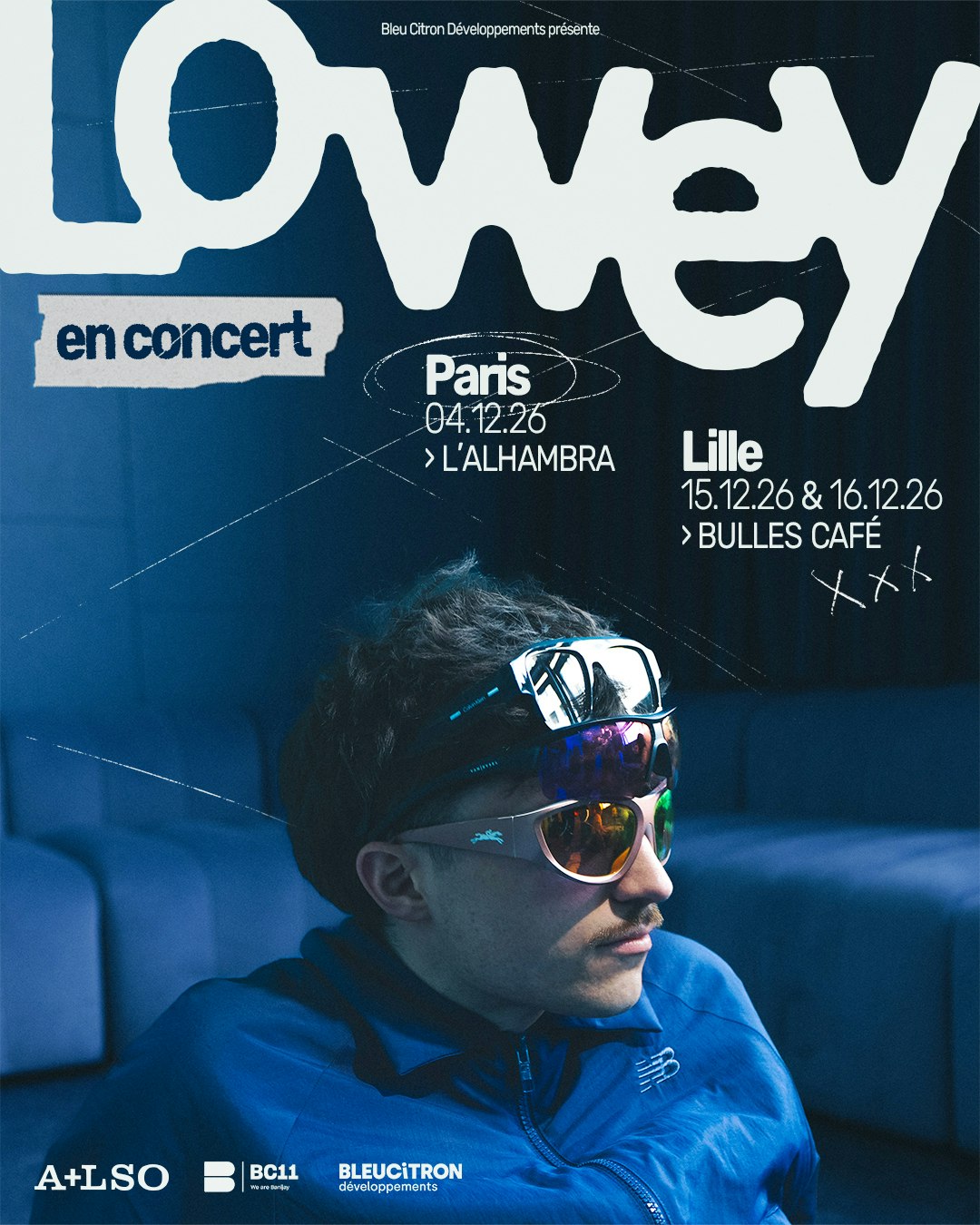 Affiche Lowey à L'Alhambra en concert à l’Alhambra