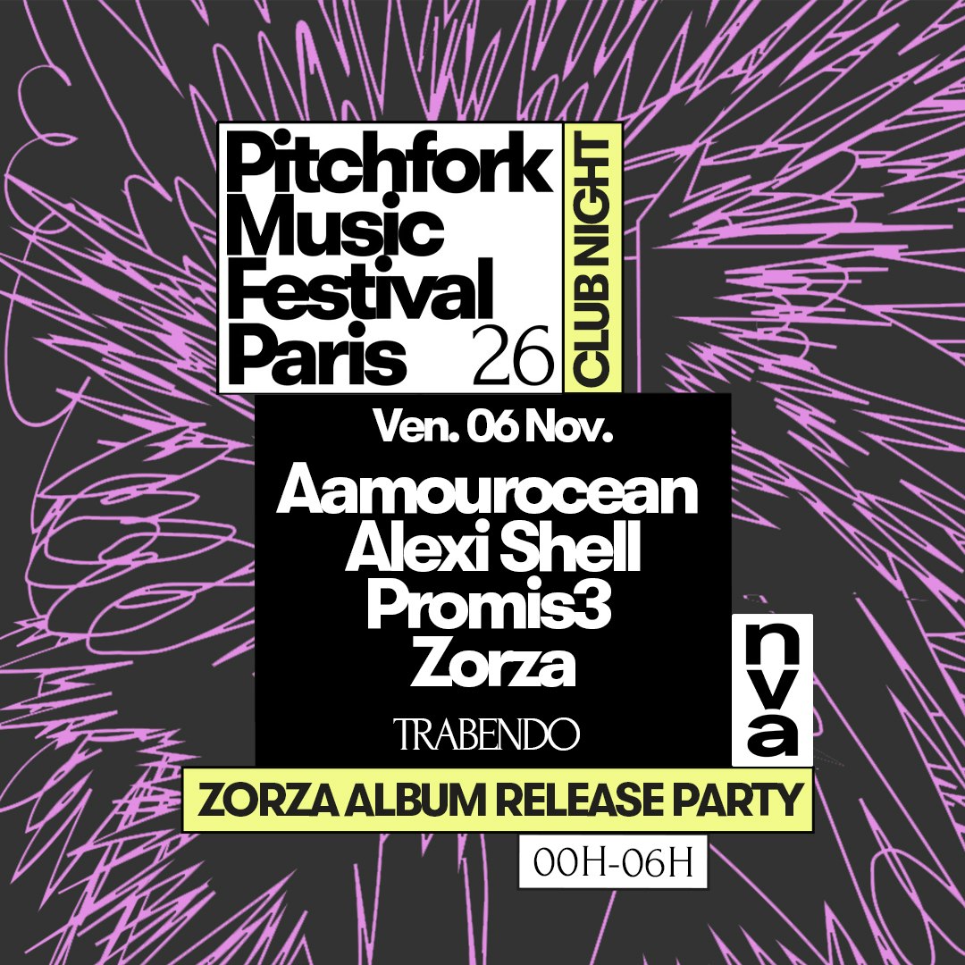 Cover image for Pitchfork Club Night : Aamourocean + Alexi Shell + PROMIS3 + Zorza