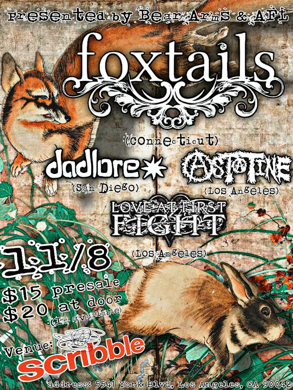 foxtails / dadlore / Astatine / Love at First Fight