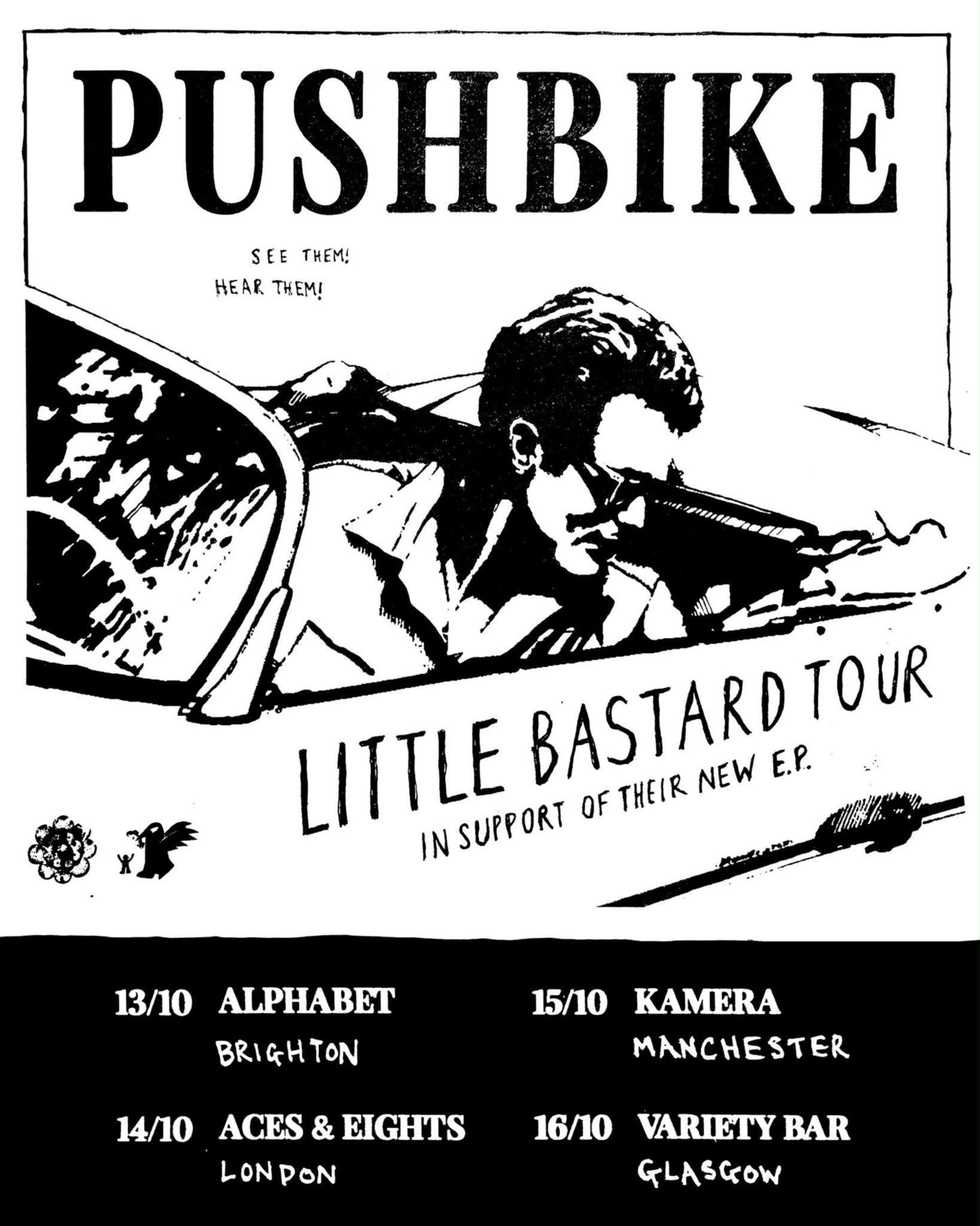 Pushbike / elwell / Hopalong Gretzky / St. Cecilia at KAMERA, Manchester