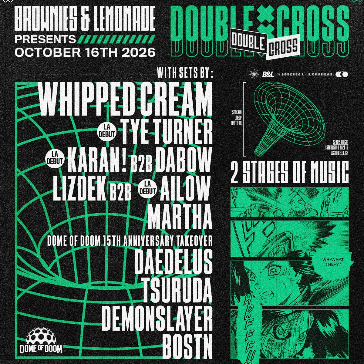 B&L Presents Double Cross with WHIPPED CREAM + more