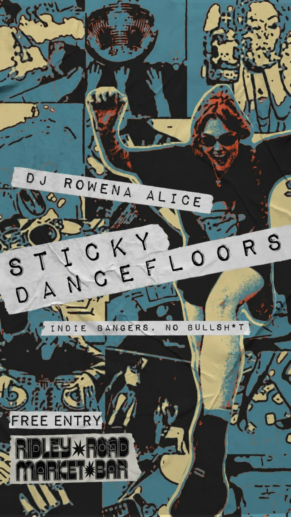 Sticky Dancefloors at Ridley Road Market Bar, London