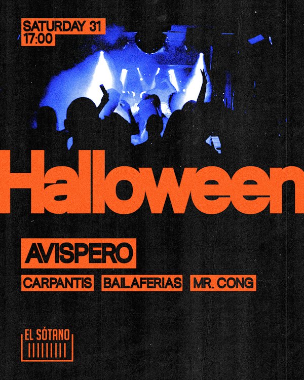 AVISPERO HALLOWEEN: Carpantis, Bailaferias, Mr.Cong