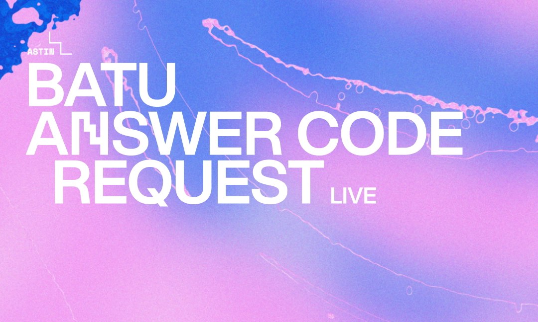DJ Tennis / Batu · Answer Code Request live