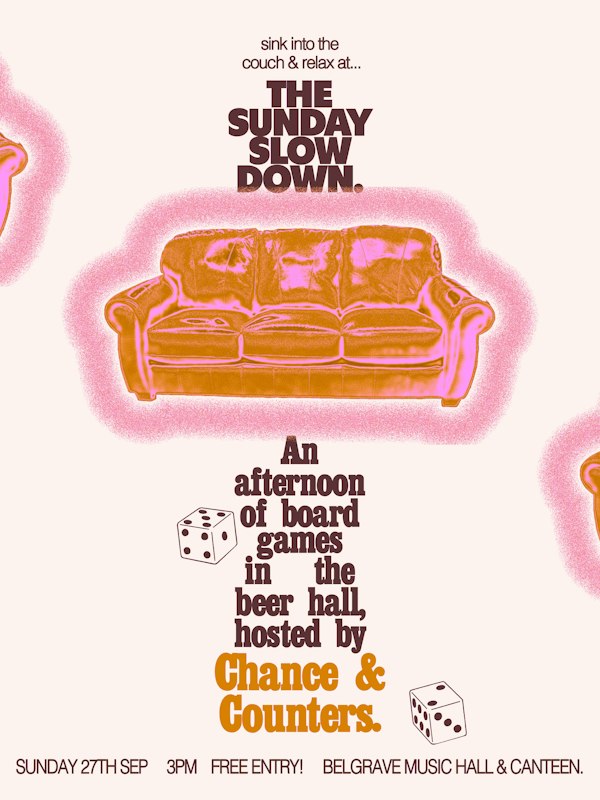 Sunday Slow Down Games Session - Chance & Counters