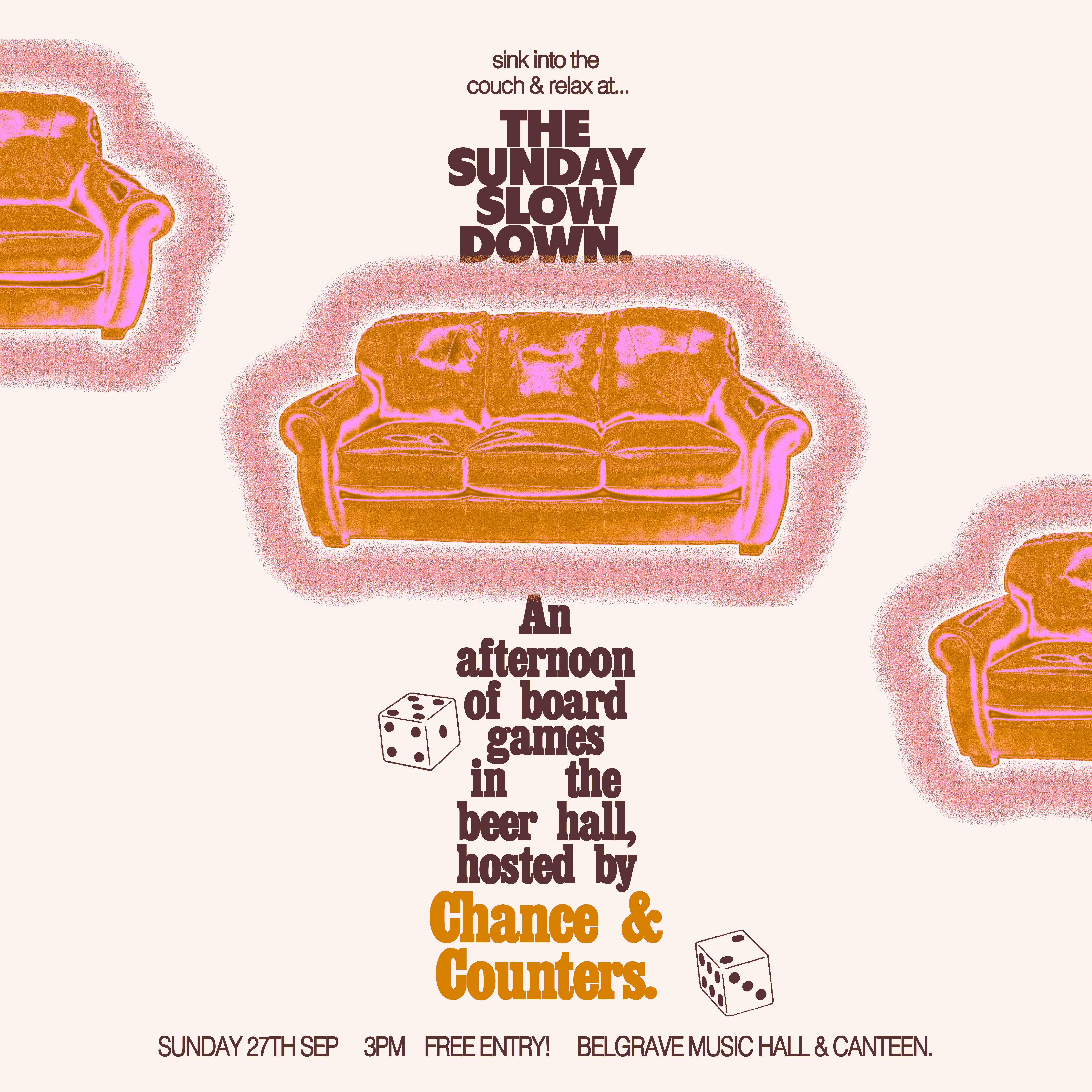 Sunday Slow Down Games Session - Chance & Counters