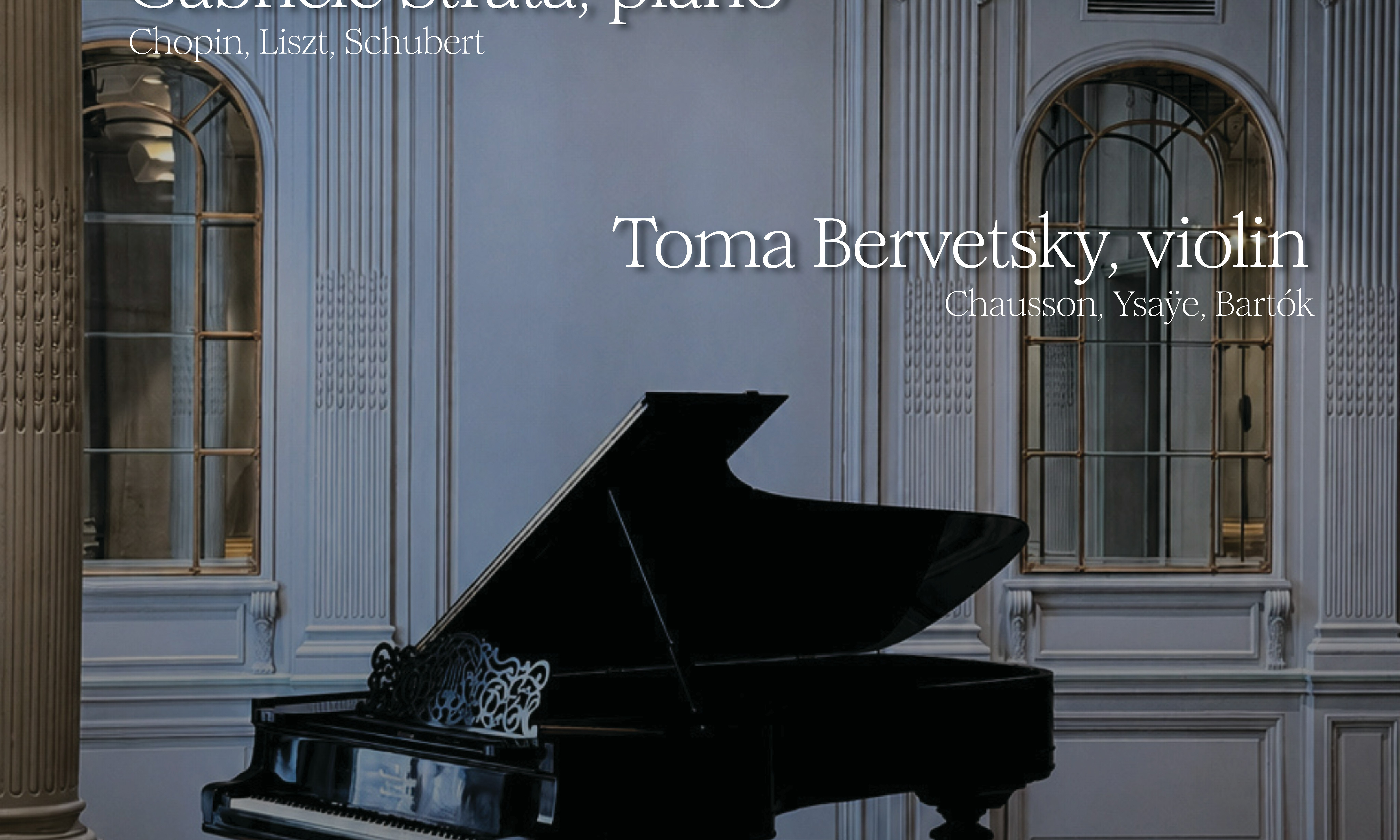 Recitals in Private Salon (Piano/Violin, Paris 8e)