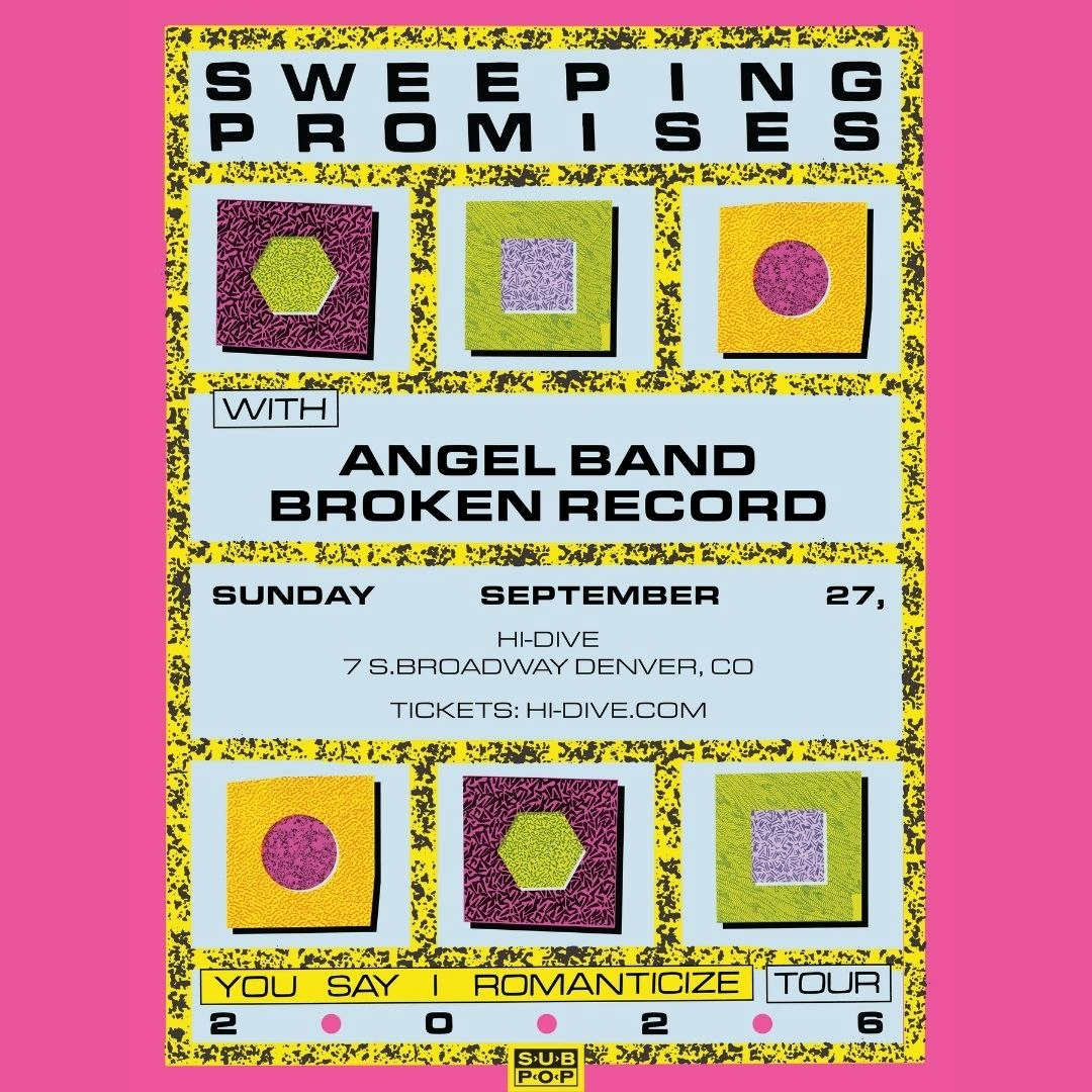Sweeping Promises + Angel Band + Broken Record (Low Tickets)