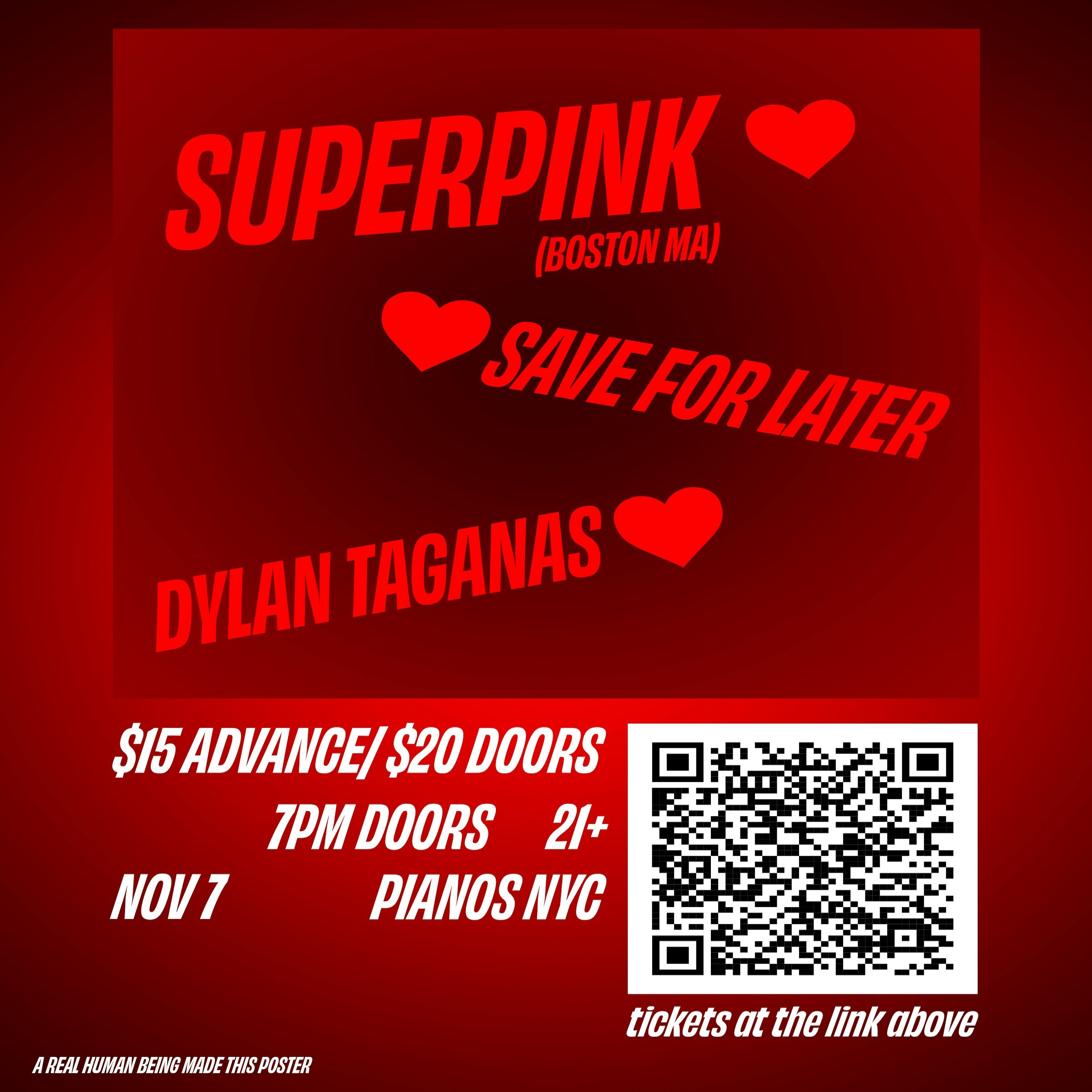 SuperPink • Save for Later • Dylan Taganas - Pianos: Showroom