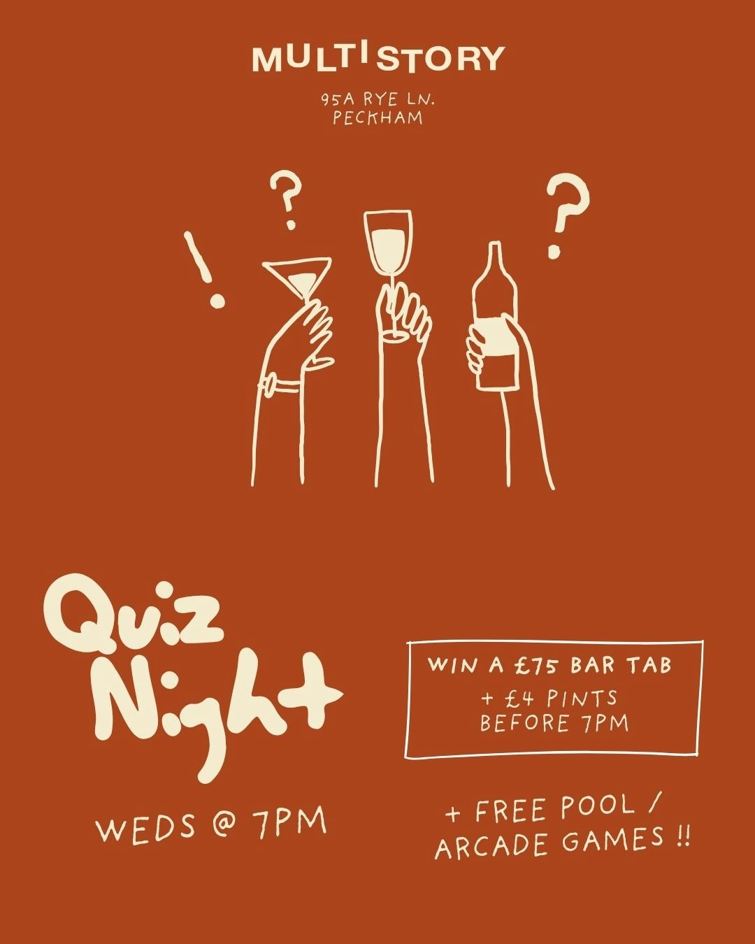 Multi Story Quiz at MULTI STORY, London