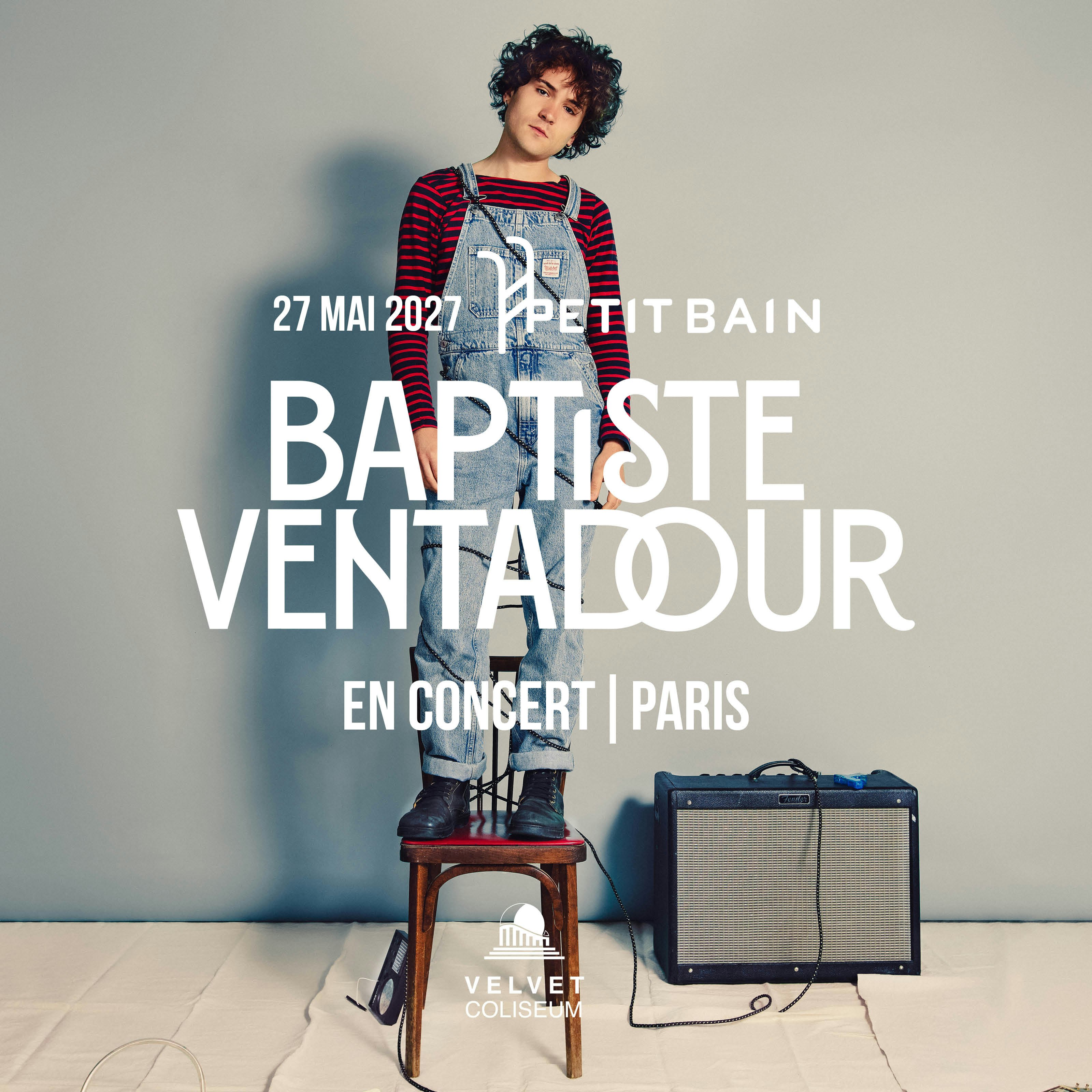 Affiche Baptiste Ventadour en concert au Petit Bain