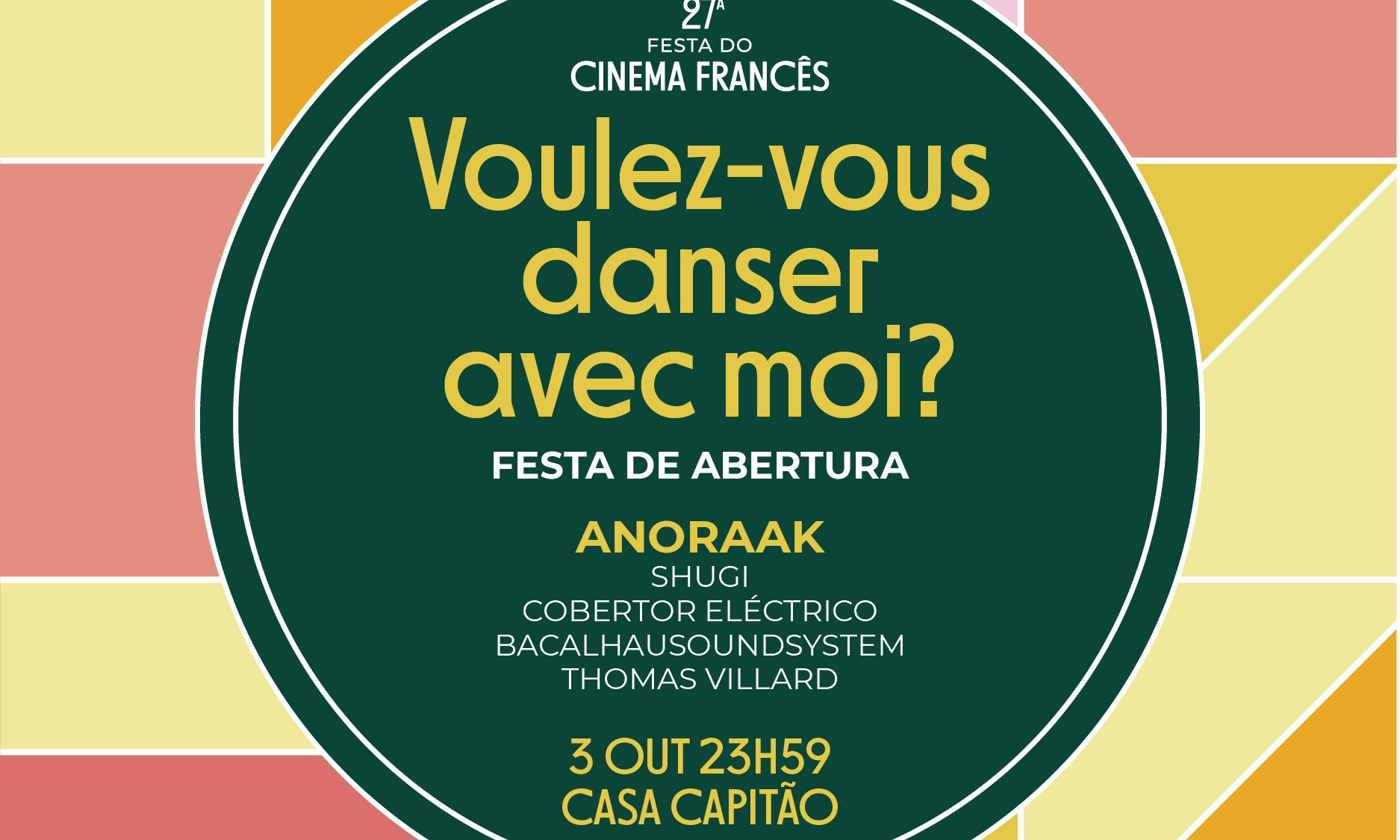 BAILE || FESTA DO CINEMA FRANCÊS: VOULEZ-VOUS DANSER AVEC MOI?