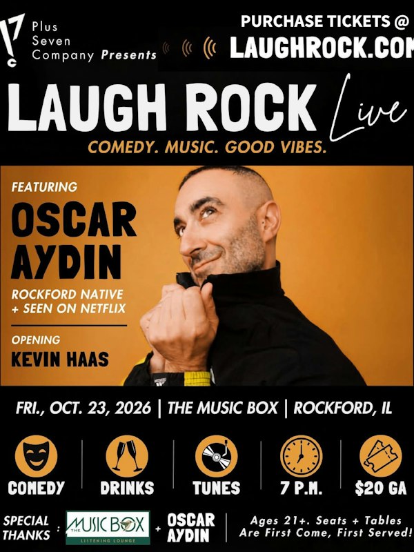 LAUGH ROCK LIVE with OSCAR AYDIN
