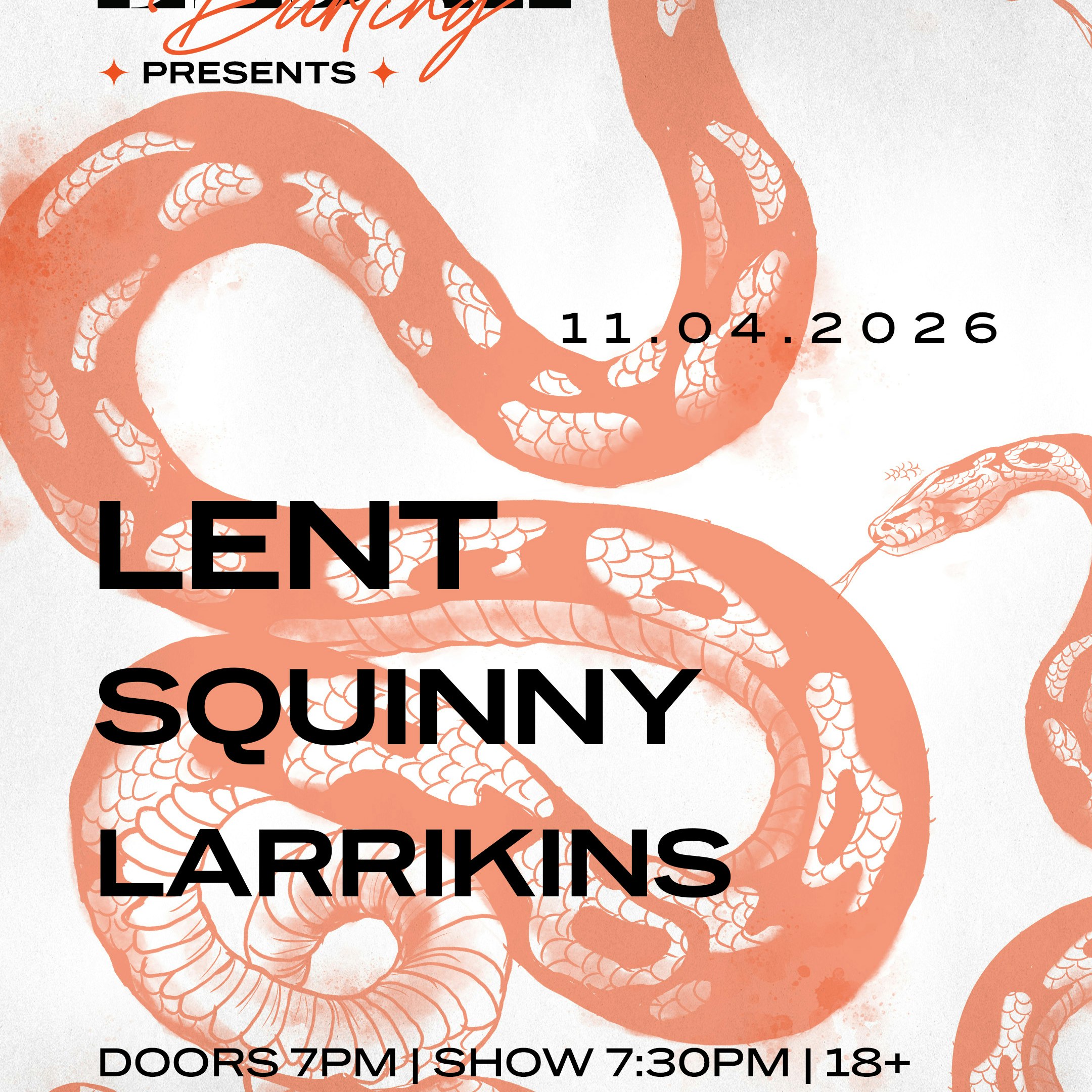 Lent, Squinny, & Larrikins