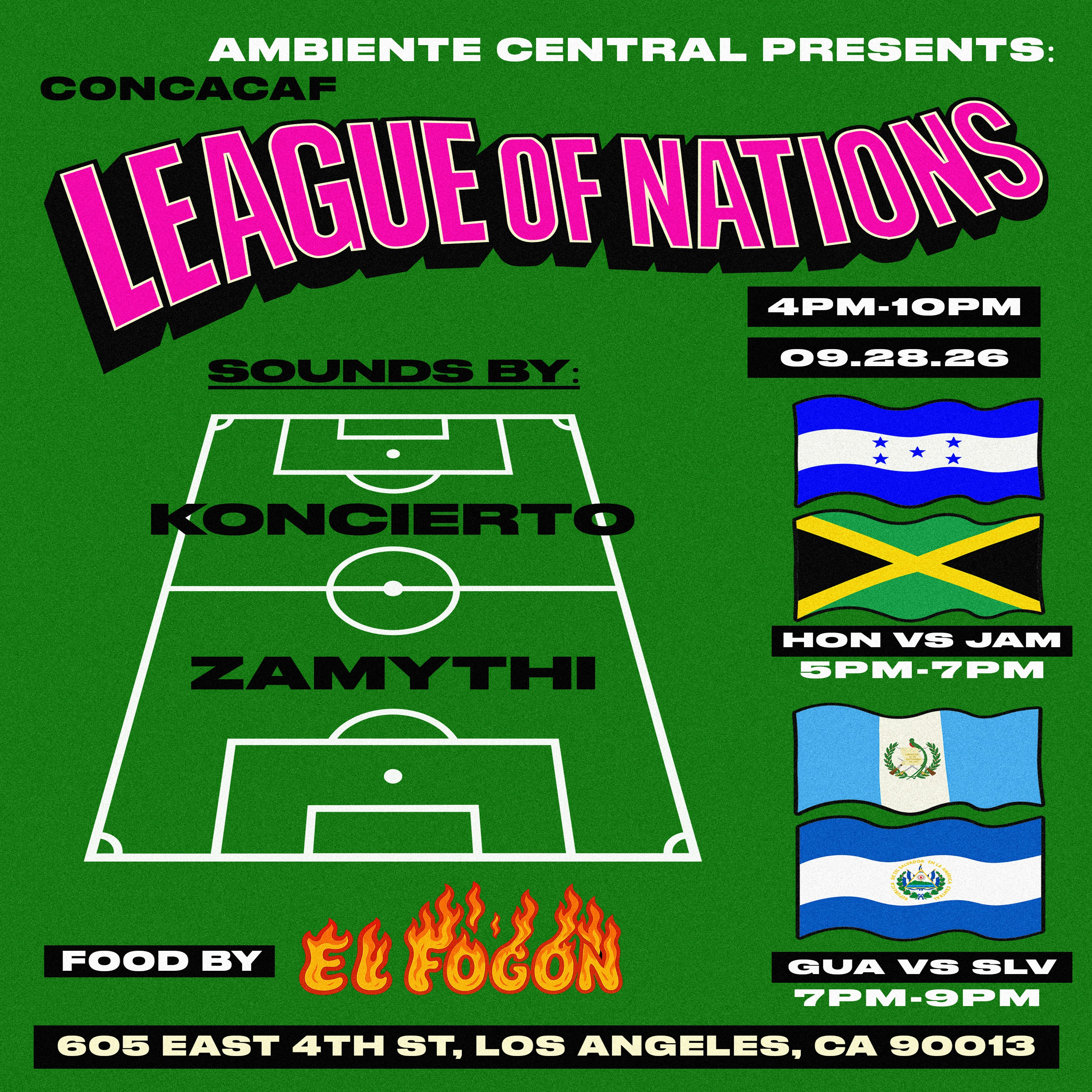 Ambiente Central Presents: HON v JAM & GUA v SLV