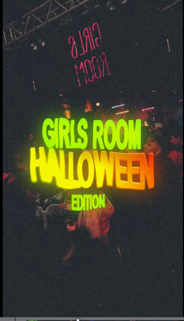Girls Room Halloween