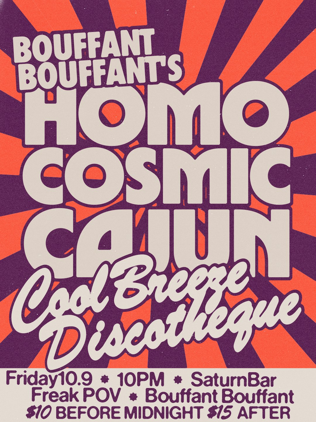 Bouffant Bouffant's Homo Cosmic Cajun Discotheque