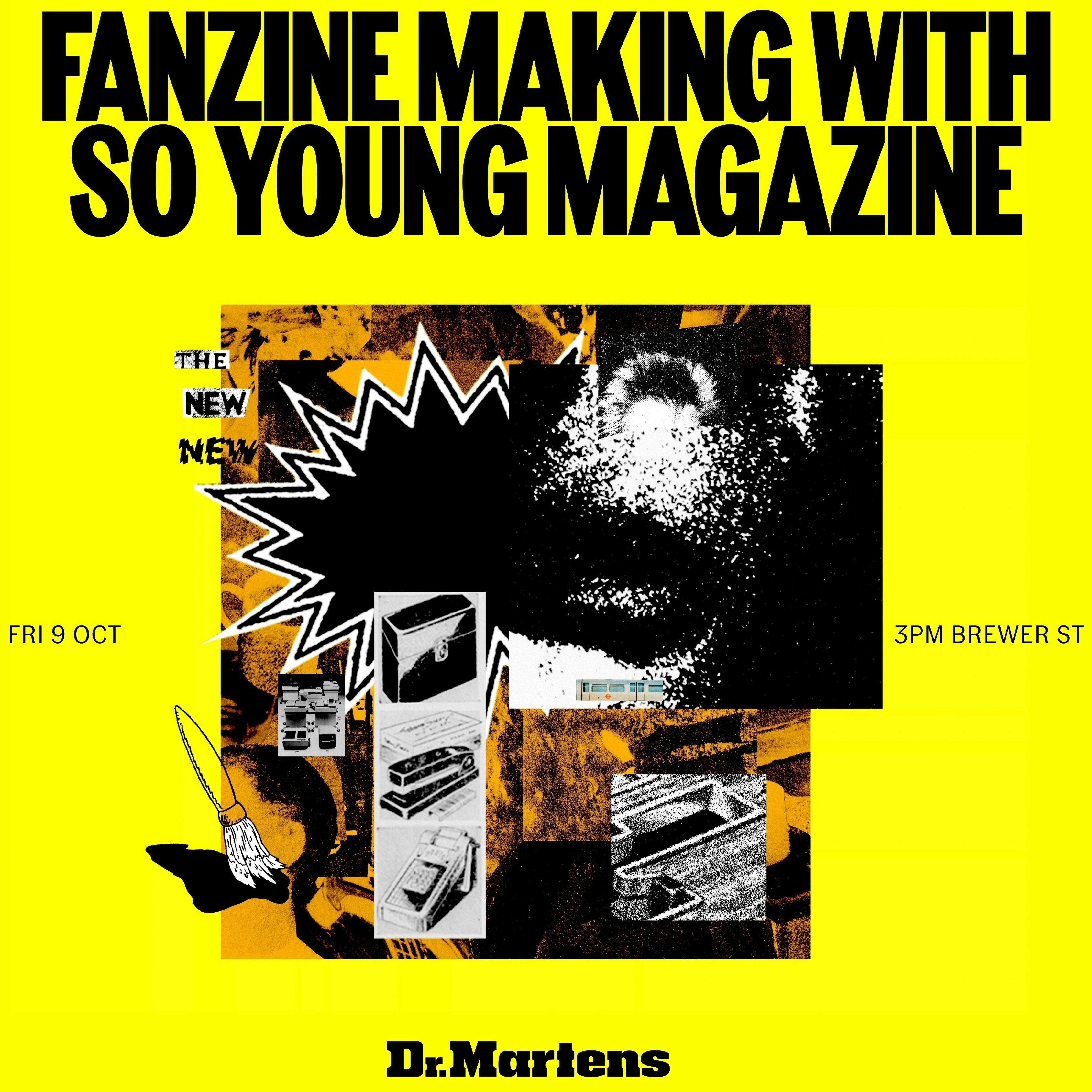 Fanzine Workshop with So Young at Dr. Martens 39 Brewer St., London