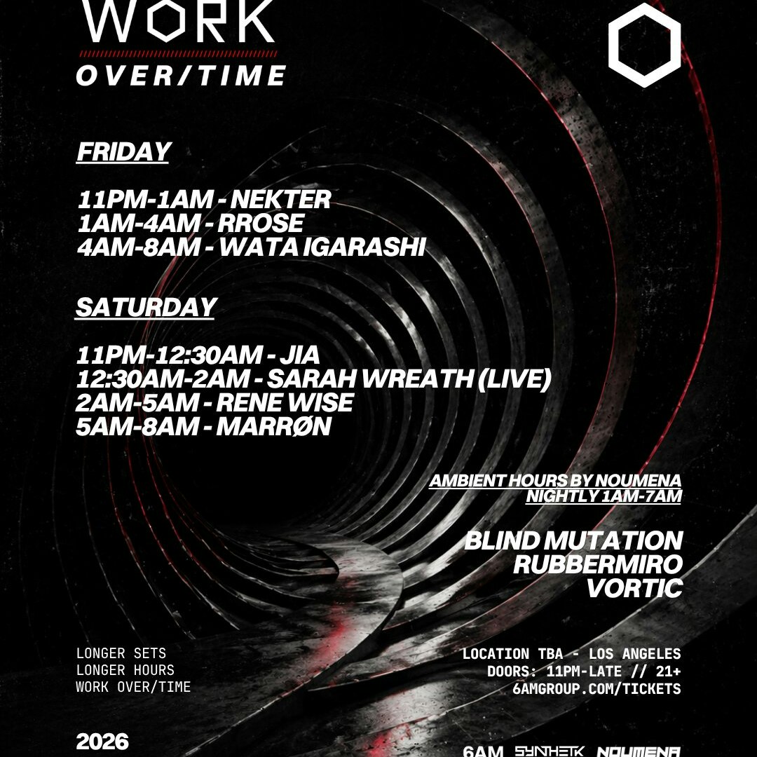 WORK OVER/TIME Day 2: JIA, MARRØN, Rene Wise, & Sarah Wreath (LIVE)